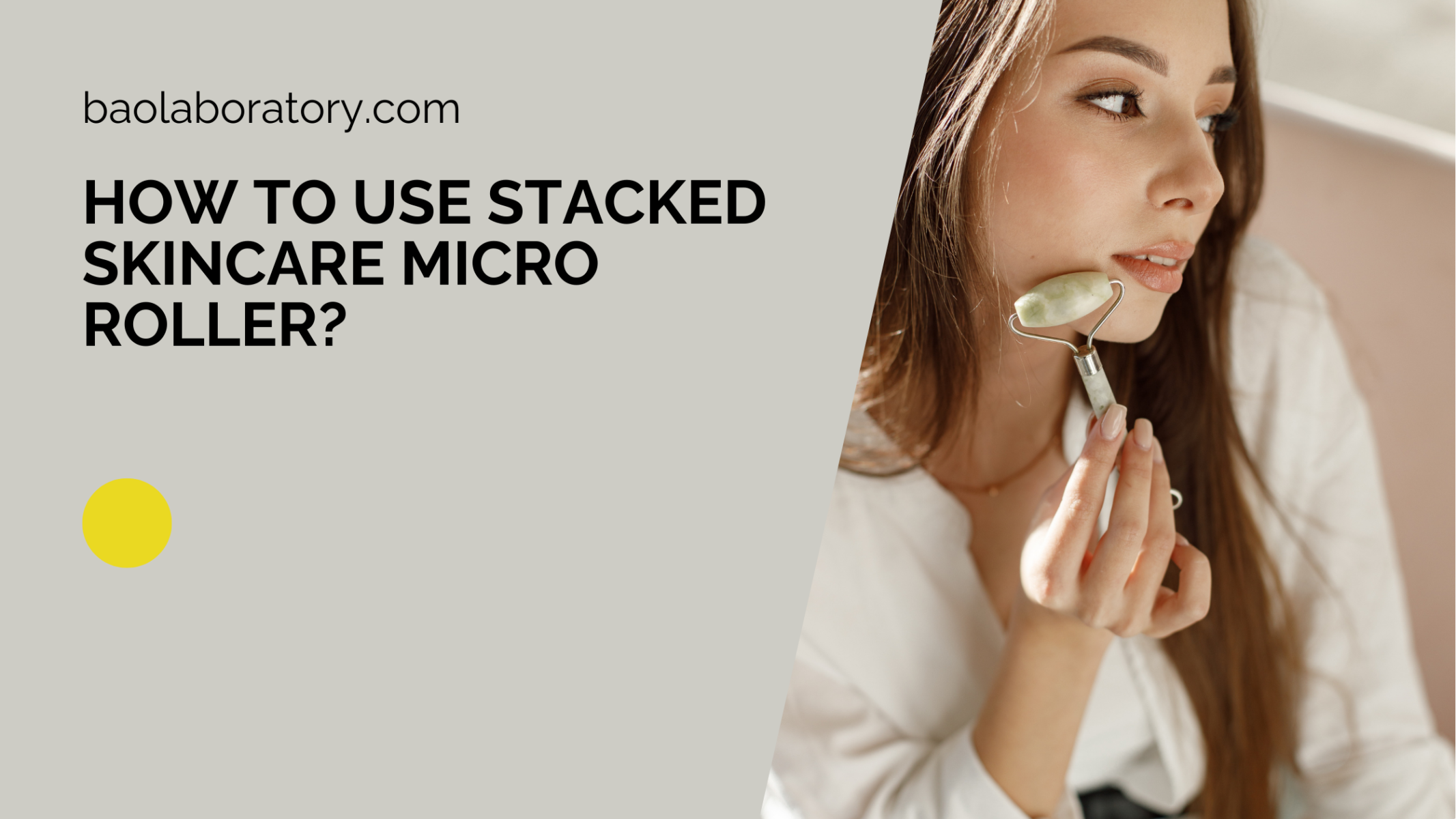 How to Use Stacked Skincare Micro Roller