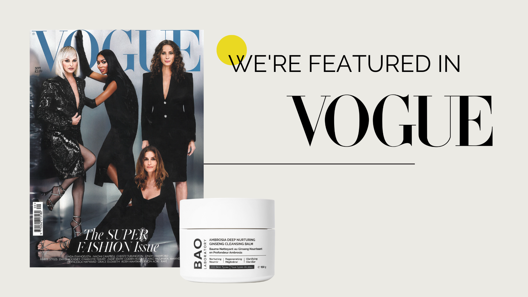 Vogue skincare brand