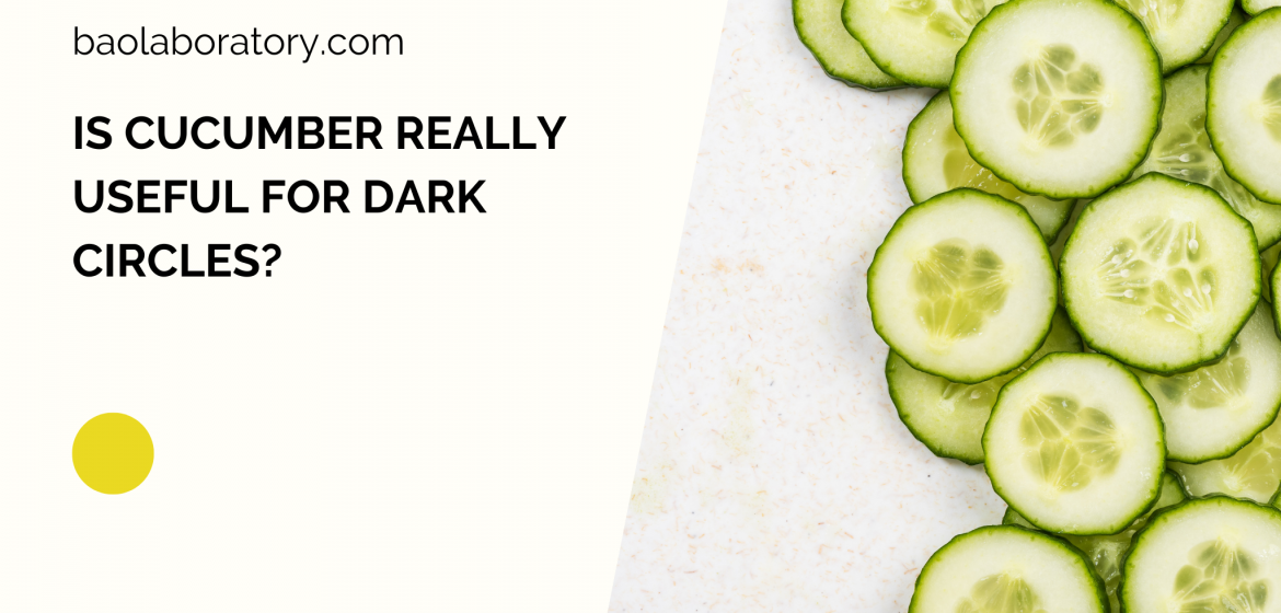 Is cucumber really useful for dark circles
